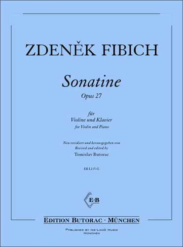 Cover - Fibich, Sonatine d-moll op. 27